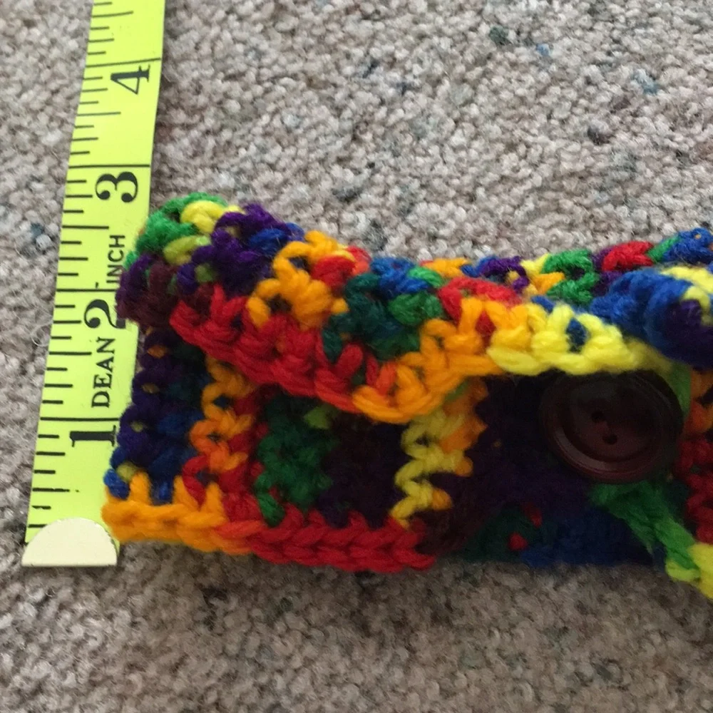 HAND CRAFTED Small Pet Cowl Crochet Colorful